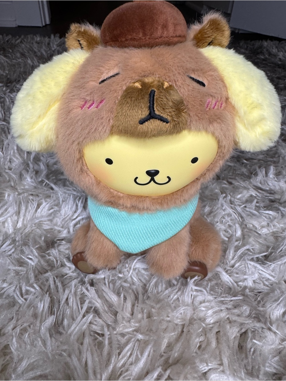 MINISO Pompompurin Capybara Series Blind Box Vinyl Plush Figure Toy Gift